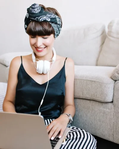 Peaceful image of a woman with a coffee cup, representing support and calm in ADHD coaching